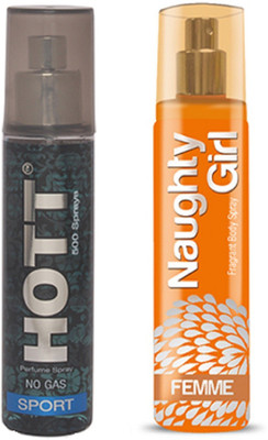 

HOTT MensSPORT & FEMME- (Set of 2 Perfume for Couple) (135ml each) Perfume - 135 ml(For Men & Women)