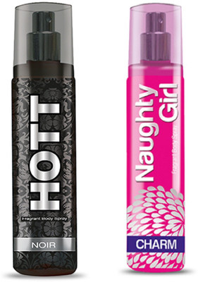 

HOTT Mens NOIR & CHROME- (Set of 2 Perfume for Couple) (135ml each) Perfume - 135 ml(For Men & Women)