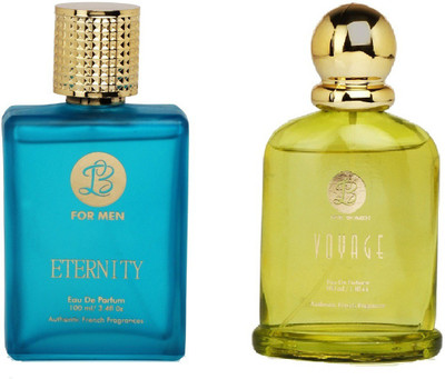 

Lyla Blanc Mens ETERNITY & Womens VOYAGE - (Set of 2 Perfume for Couple) (100ml each) Eau de Parfum - 100 ml(For Men & Women)