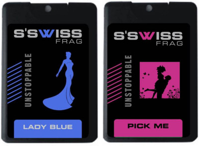 

S'SWISS LADY BLUE AND PICK ME COMBO POCKET PERFUME Perfume - 40 ml(For Men & Women)