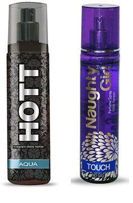HOTT Mens AQUA & TOUCH- (Set of 2 Perfume for Couple) (135ml each) Perfume - 135 ml(For Men & Women)