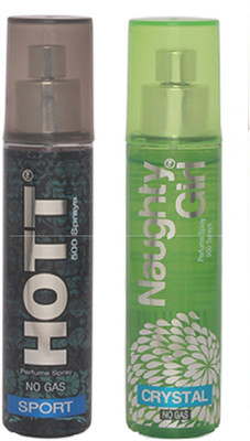 

HOTT Mens SPORT & CRYSTAL- (Set of 2 Perfume for Couple) (60ml each) Perfume - 60 ml(For Men & Women)