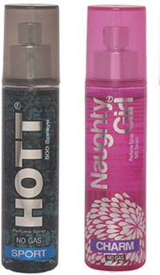 

HOTT Mens SPORT & CHROME- (Set of 2 Perfume for Couple) (60ml each) Perfume - 60 ml(For Men & Women)