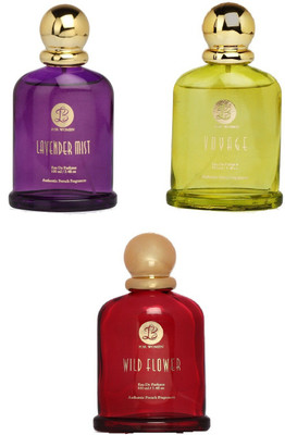

Lyla Blanc LAVENDER MIST VOYAGE WILD FLOWER Perfume Spray for Women -(Set of 3) (100ml each) Eau de Parfum - 100 ml(For Women)