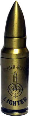 ACCESSOREEZ Pocket_Cigarette_Lighter_PL20 PIA INTERNATIONAL JET FLAME BULLET SHAPE Pocket Lighter(Gold)