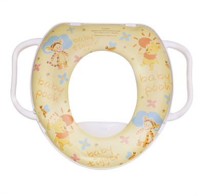 

Guru Kripa Baby Products Presents Cushioned Potty Seat with Handle for Toilet Seat White Potty Seat(White)