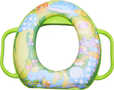 

Guru Kripa Baby Products Presents Cushioned Potty Seat with Handle for Toilet Seat Green Potty Seat(Green)