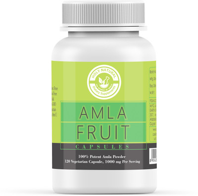

Holy Natural Amla Fruit Capsule - 120 Veggie Caps Nutrition Bars(140 g, Amla)