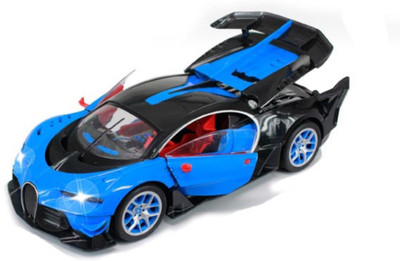 

TOYGALAXY Bugatti Chiron GT Remote Control Rechargeable Car With Opening Doors and Led headlights (Multicolor)(Blue)