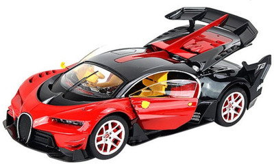 

TOYGALAXY Bugatti Chiron GT Remote Control Rechargeable Car With Opening Doors and Led headlights(Red)
