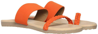 

Bata Women Orange Flats