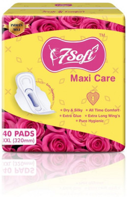 

7 SOFT MAXY CARE SANITARY PAD XXL (40 PAD) Sanitary Pad(Pack of 40)