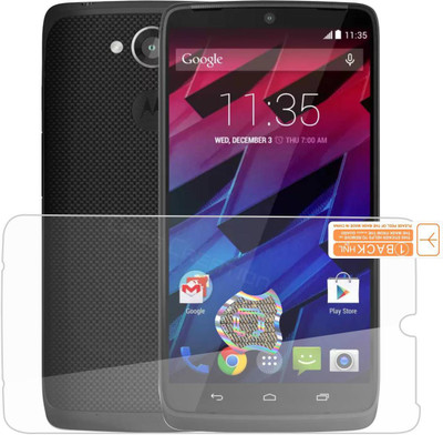 Case Creation Edge To Edge Tempered Glass for Motorola Moto Turbo(Pack of 1)