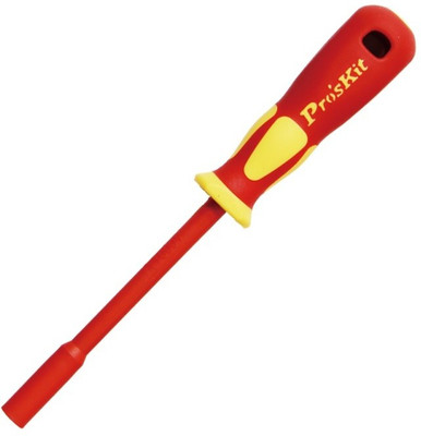 Proskit 1000V Insulated Nut Driver (M5.5x125) Standard Screwdriver(Pack of 1)