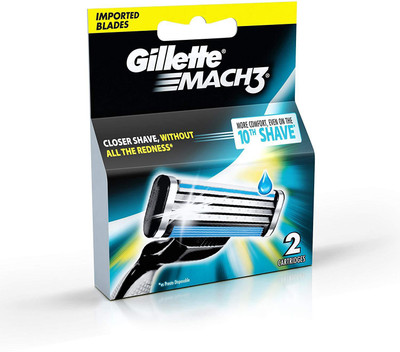 

Gillette Mach3 Razor 2s Cartridges(Pack of 2)
