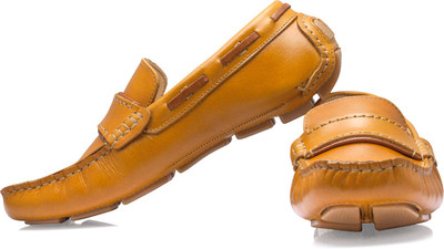 

tZaro Loafers For Men(Tan, Dark tan