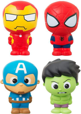 

AncientKart Avengers Squishy Slow Rising Squeeze Soft Toy Set of 4 - 15 cm(Multicolor)