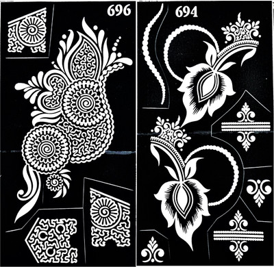

ARR Henna Stencils HS 696 & 694(ARABIC DESIGN)