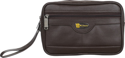 

Blowzy Travel Pouch Artificial Leather Waterproof Multipurpose Bag(Brown, 1)