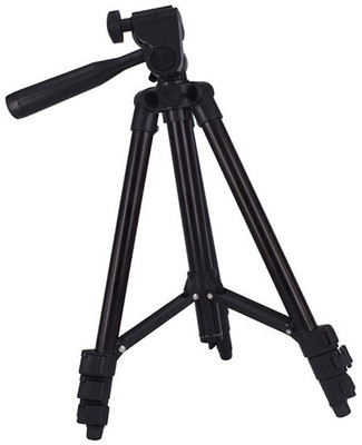 

CALLIE 3120 Tripod for Smartphone , Shoot camera, SLR camera etc with Hand Grip Handle Tripod(Black, Supports Up to 500 g)