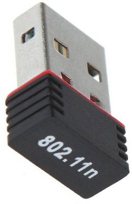 

CALLIE WIFI USB dongle with Good Connectivity and Have 300mbps speed USB Adapter(Black)
