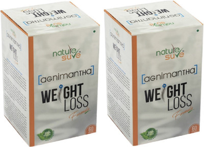 

Nature Sure Agnimantha Weight Loss Formula for Men & Women-2 Packs (120 Caps)(120 No)