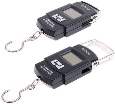 

Life Friends Portable Electronic Digital Handheld Hanging |Pack of 2| 50Kg Weighing Scale(White)