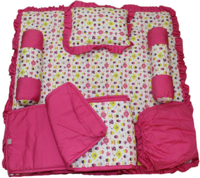 

Krivi kids Baby Bed Bumper Cup(Fabric, Pink)