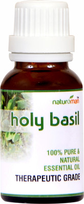 

Naturoman Holy Basil Pure and Natural Essential Oil Therapeutic Grade(10 ml)