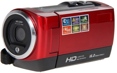 

PremiumAV RED HD 720P 16MP Digital Video Camcorder Camera Only Camcorder Camera(Red)
