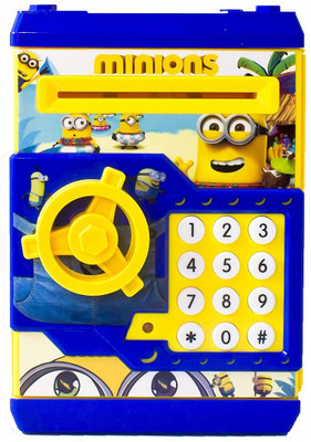 

Viha Money Safe Kids Piggy Savings ATM Bank with Electronic Lock Coin Bank(Yellow)