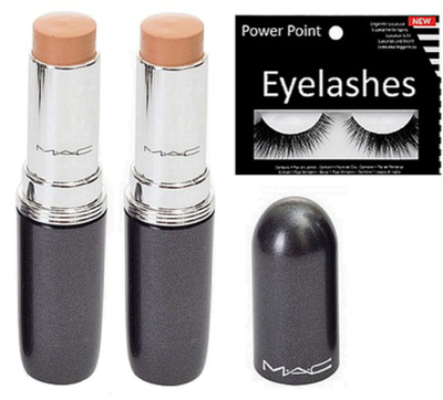 

POWER POINT eyelashes, stick concealer set of 2(Set of 3)