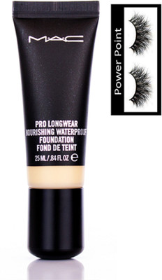 

POWER POINT eyelashes, mac pro longwear foundation(Set of 2)