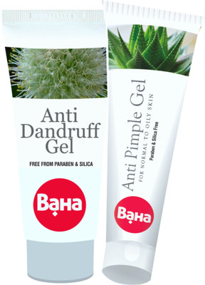 

BAHA Anti Pimple Gel and Anti Dandruff Gel Combo(Set of 2)