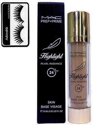 

Adorable eyelashes, mac skin base visage highlight(Set of 2)