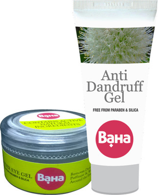 

BAHA Under Eye Gel and AntiDandruff Gel Combo(Set of 2)