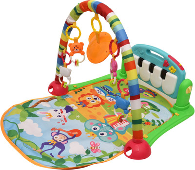 

Magic Pitara Multifunction Piano Fitness Rack With 5pcs Rattles(Blue)