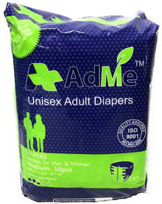 

ADME Medicated Adult Diaper Pant M Adult Diapers - M(10 Pieces)