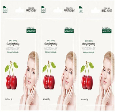 

Mond'sub Cherry Brightening & Whiteneing Fruit With Natural Extract Facial Mask(75 g)Pack Of 3(75 g)