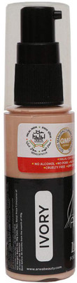 

Arwa Beauty Micro-Fine Creamy Texture No Caking Liquid Foundation for Very Fair to Fair Skin Tone 04 Foundation(Ivory)