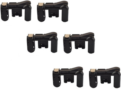 

FKU Set Of 3 Pubg Sensitive Shoot/aim Buttons L1 R1 Trigger Mobile Game Controller Gaming Accessory Kit(Black, For iOS)