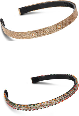 

Streemaya Hair Bands For Girls Combo of 2 (5-15 Years) Hair Band(Multicolor)
