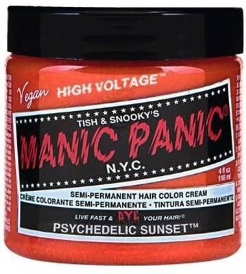 

Manic Panic Semi-Permanent Color Cream Psychedelic Sunset 4oz Hair Color(Cream)
