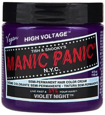 

Manic Panic Semi-Permanent Color Cream Hair Color, Violet Night Hair Color(Purple)
