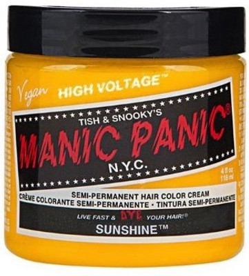 

Manic Panic Semi-Permanent Color Cream, Sunshine Hair Color(Yellow)