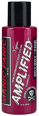 

Manic Panic Hot Pink Amplified Vegan Hair Dye Color Squeeze Bottle, 4 oz Hair Color(Pink)