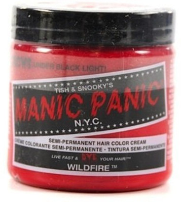 

Manic Panic Semi-Permanent Hair Color Cream, Wildfire (4 fl.oz.) Hair Color(Black)