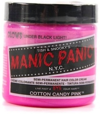 

Manic Panic Semi-Permanent Hair Color Cream, Cotton Candy Pink 4 fl oz. Hair Color(Pink)
