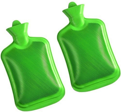 

STOCKHAWKERS Rubber Non Electrical Hot Water Non Electric Hot water Bag 1 ml Hot Water Bag(Green)