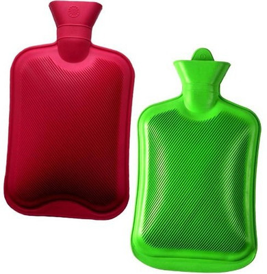 

OneRetail TR11 Pack of 2 pcs Best Quality Hot Water Bottle Non-Electrical Non Electric Rubber Water Bag 1 L Hot Water Bag(Multicolor)